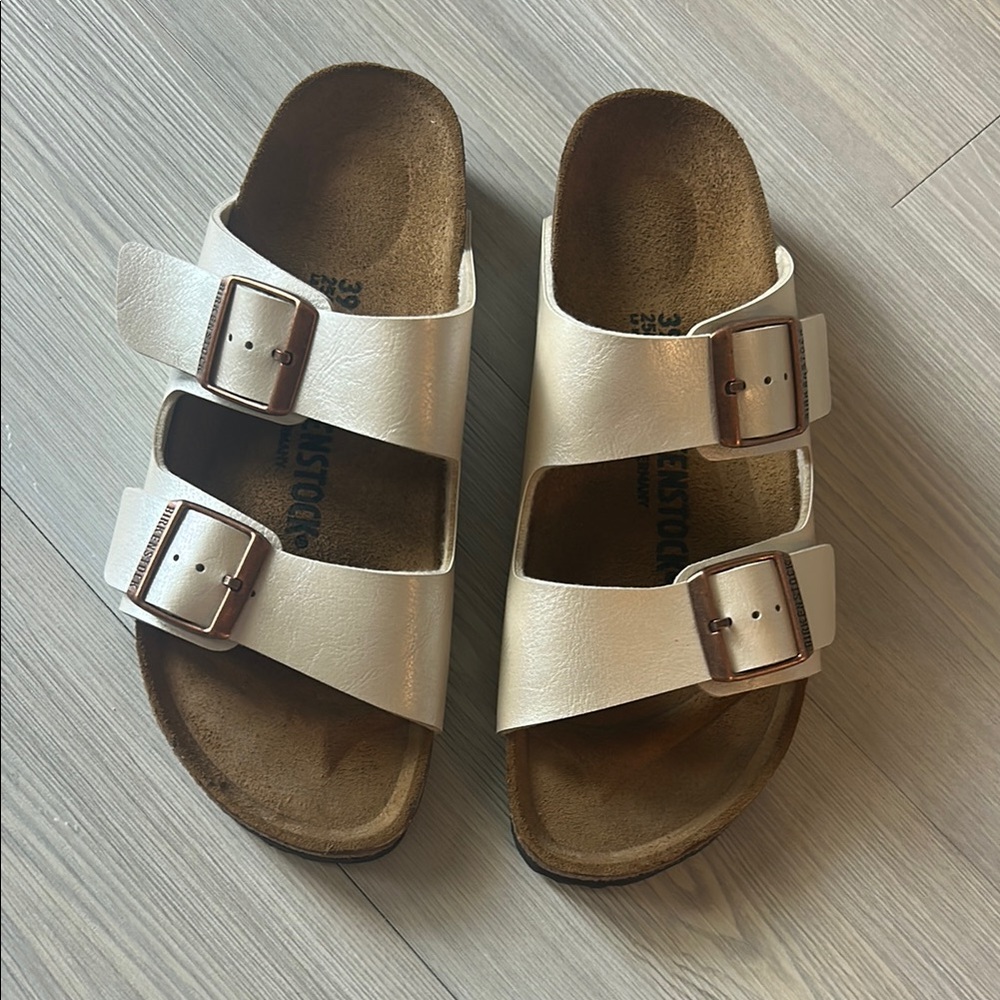 Birkenstock Pearl Sandals with Adjustable Straps and Cork Footbed NEW never used
